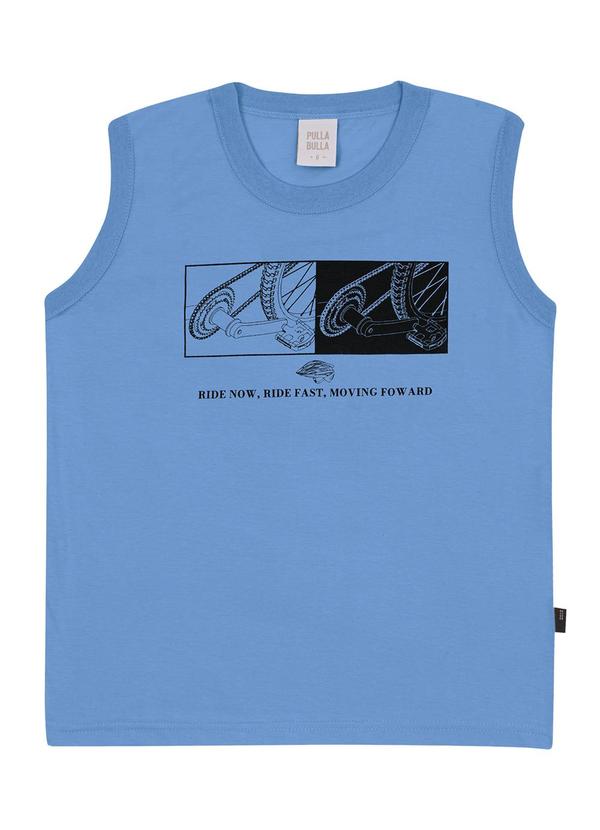 Regata Meia Malha Azul
