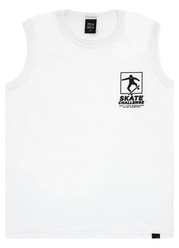 Regata Meia Malha Branco