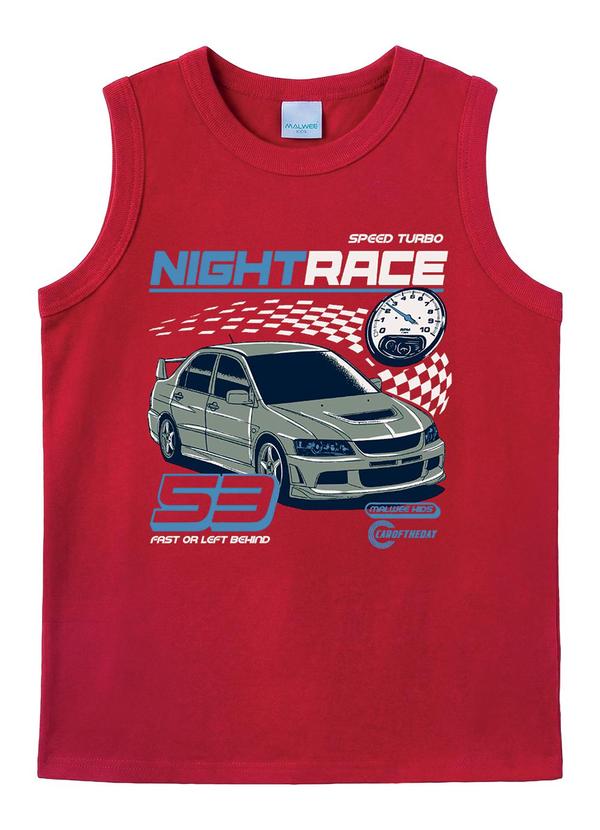 Regata Night Race Vermelho