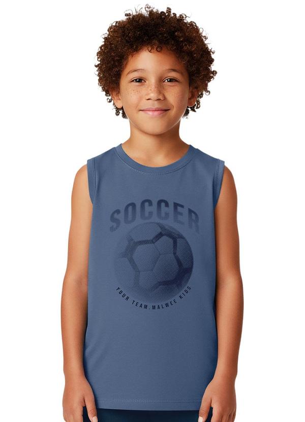 Regata Soccer Azul Pastel