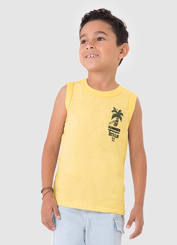 Regata Tradicional Summer Botonê Amarelo