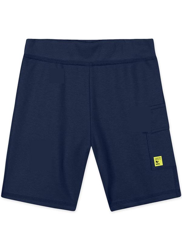 Bermuda Moletom com Aroma Azul