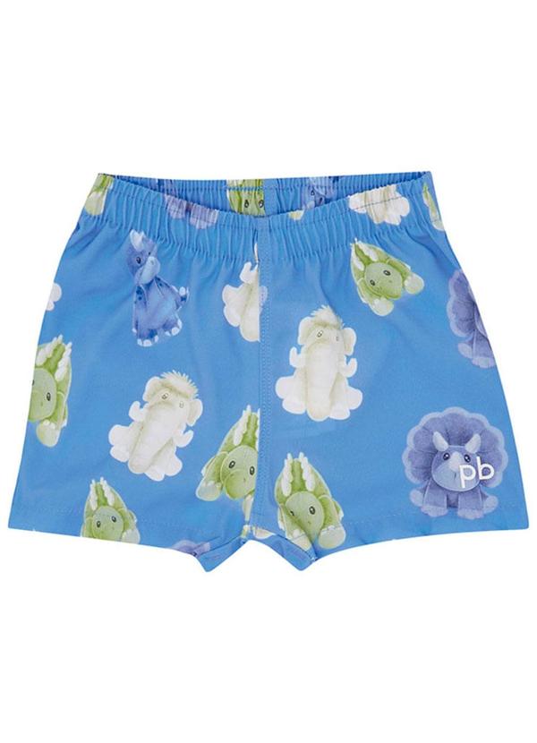 Shorts Nylon Menino Azul