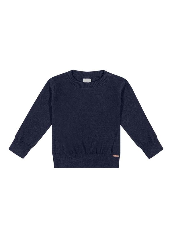 Suéter Infantil Menino Tricô Azul